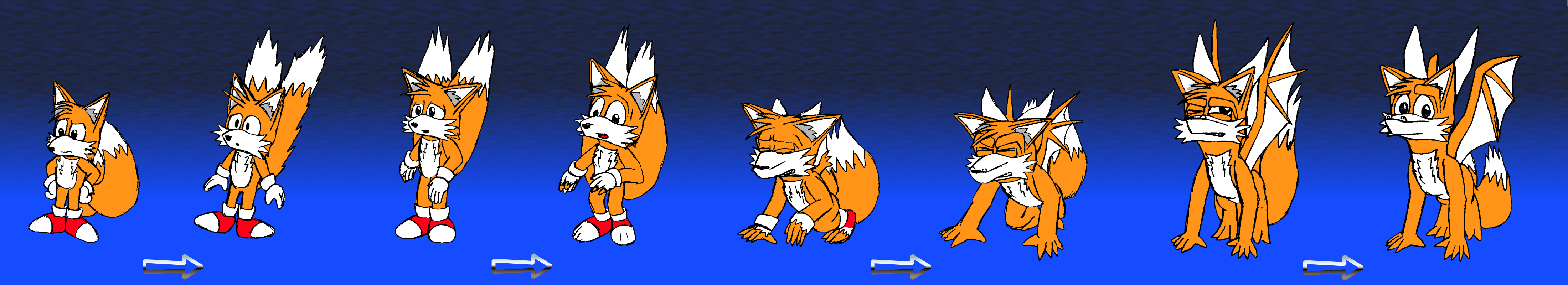 [OLD ART] Tails' second accident