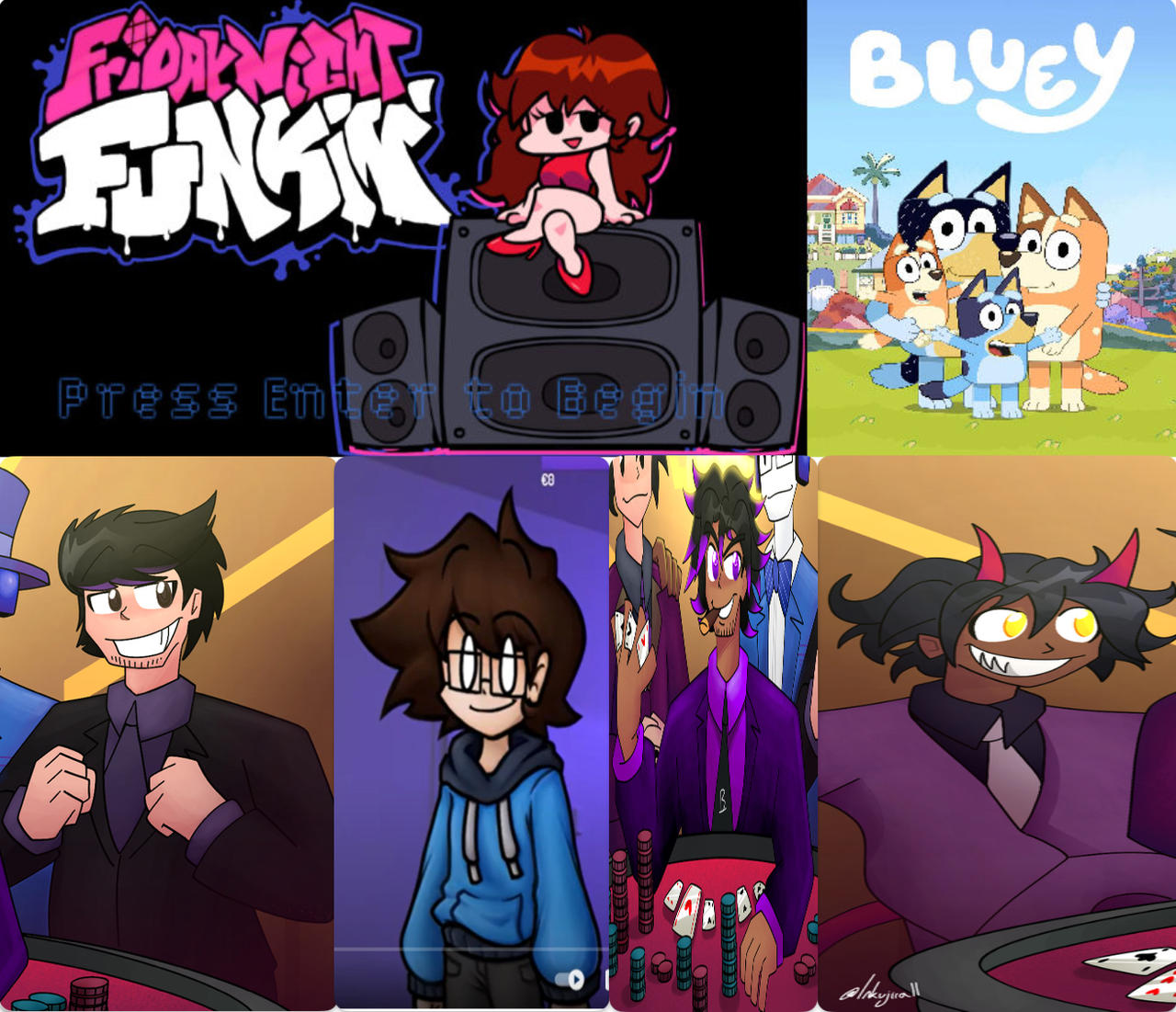 Ccc Mod Fnf 4 FNF CC Likes Friday Night Funkin And Bluey by NEOGANGFAN2024 on ...