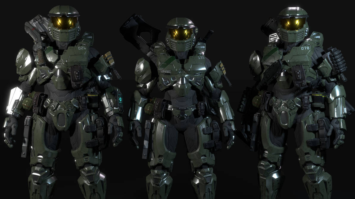 Spartan Green Team: Final by enderianc on DeviantArt