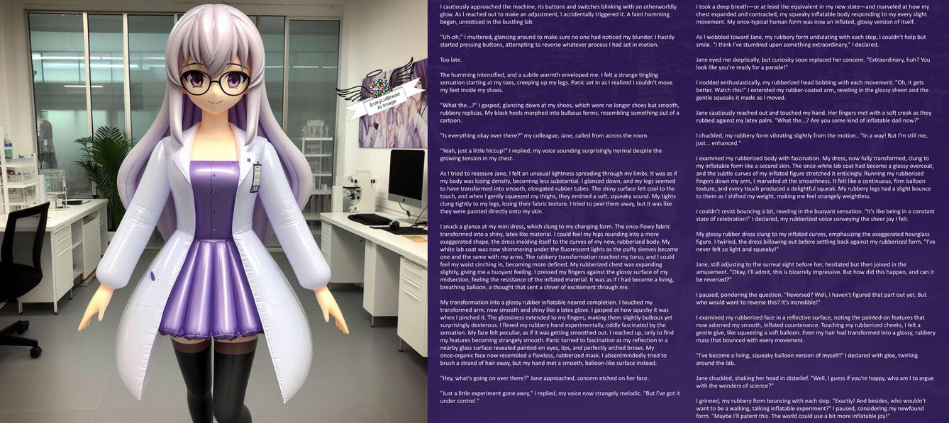 Down to a Science (Rubber Inflatable TF?) by EntryLvlBread on DeviantArt