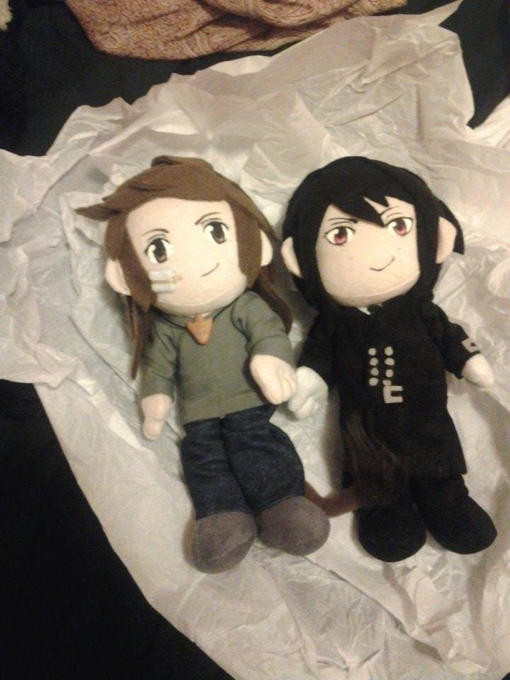 Higginstuff Sebastian And Zara Plushie Set 2