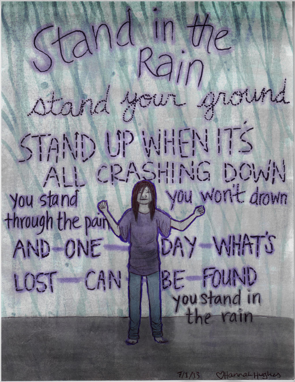 Stand in the rain