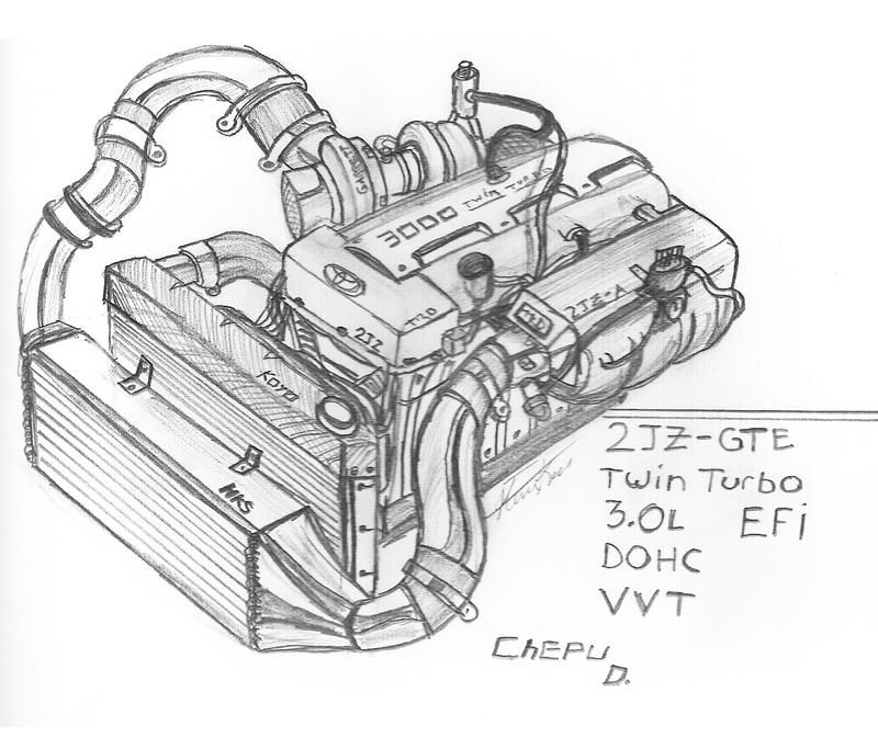 Сердце чаще мотору вторь автор. Чертеж двигателя 2jz GTE. 2jz схема двигателя. Чертеж двигателя 1jz GTE. 2 JZ GTE Twin Turbo чертежи.