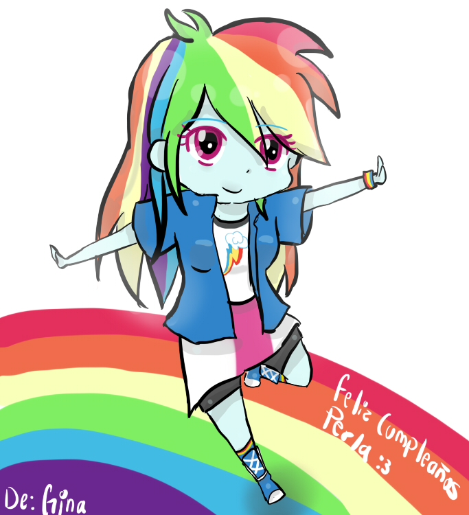 Para Perla: Rainbow Dash!