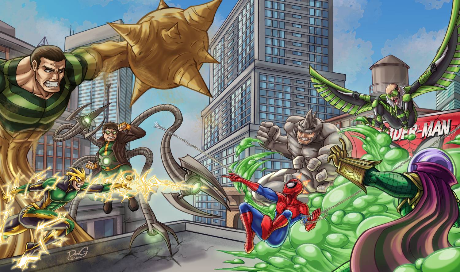 The Amazing Spiderman3: Sinister Six by Android32Fanart on DeviantArt