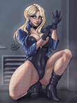 Black Canary / Dc Comics  by Deigart