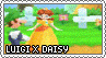 SMB: Luigi x Daisy Stamp by gaby-sunflower