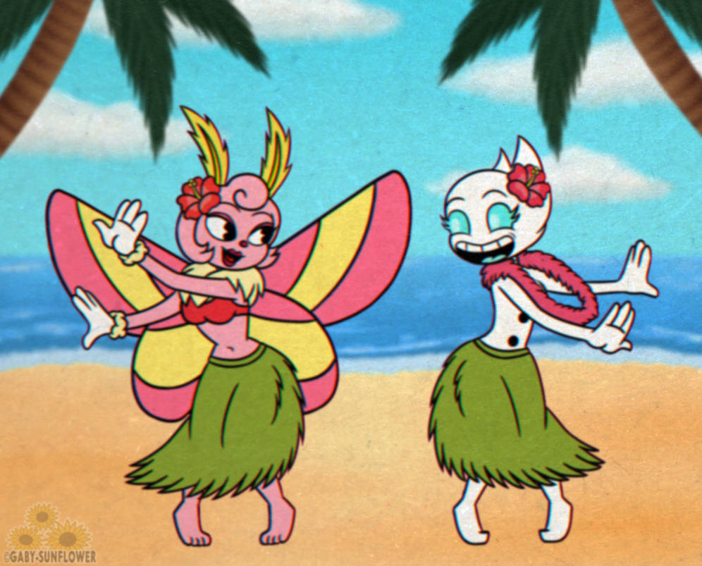 Comm: Hula Dance by gaby-sunflower on DeviantArt