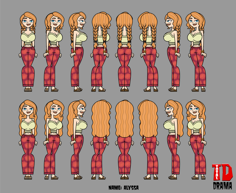 TD OC: Alyssa's rotation sheet by gaby-sunflower on DeviantArt