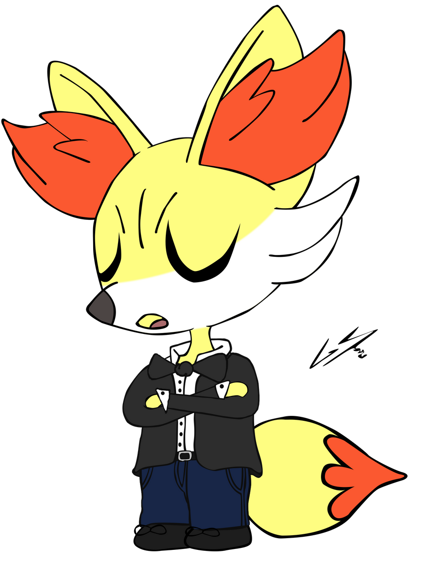 Elegant Fennekin dissaproves