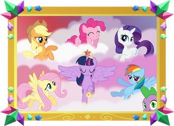 Mane 6 - Celestial Portrait