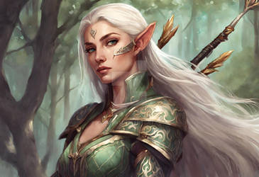 Elven princess by bluishsalt on DeviantArt