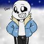 Sans (walking in the snow)