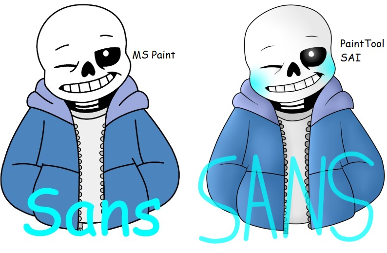 MS Paint V.S PaintTool SAI