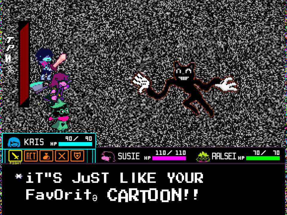 RERUNS (Deltarune Battle Edit) by GengarGhast on DeviantArt