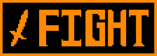 Undertale Fight Button PNG by GengarGhast on DeviantArt
