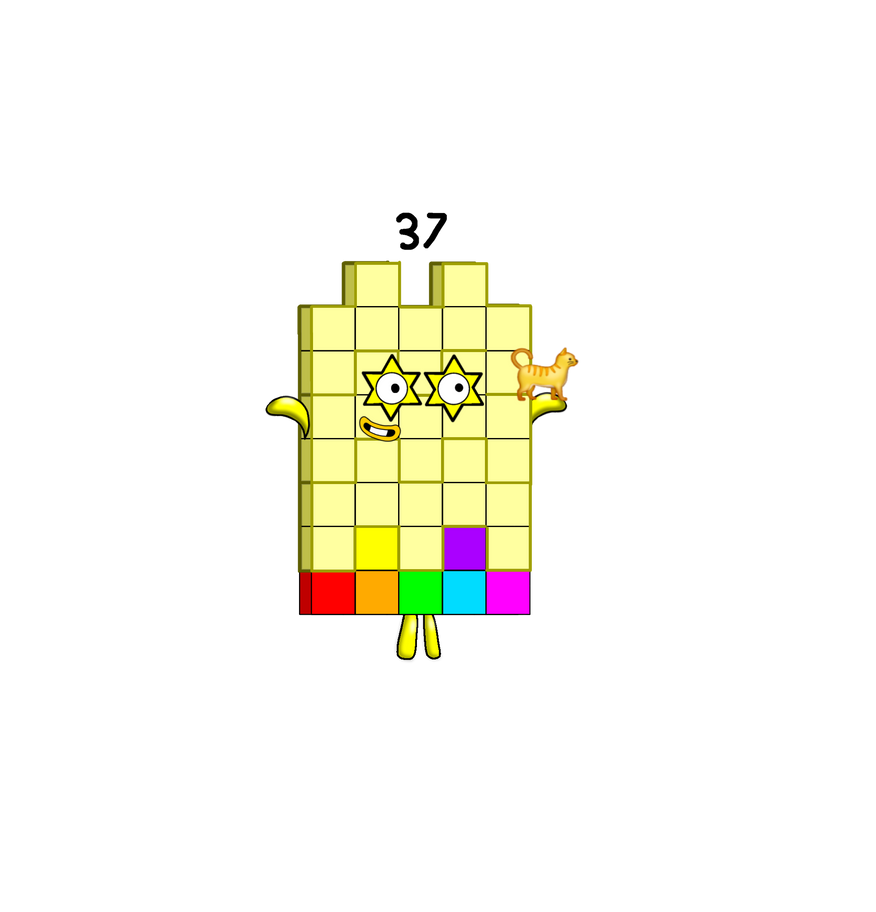 Numberblock 37 fanmade by numberblockfanmade on DeviantArt