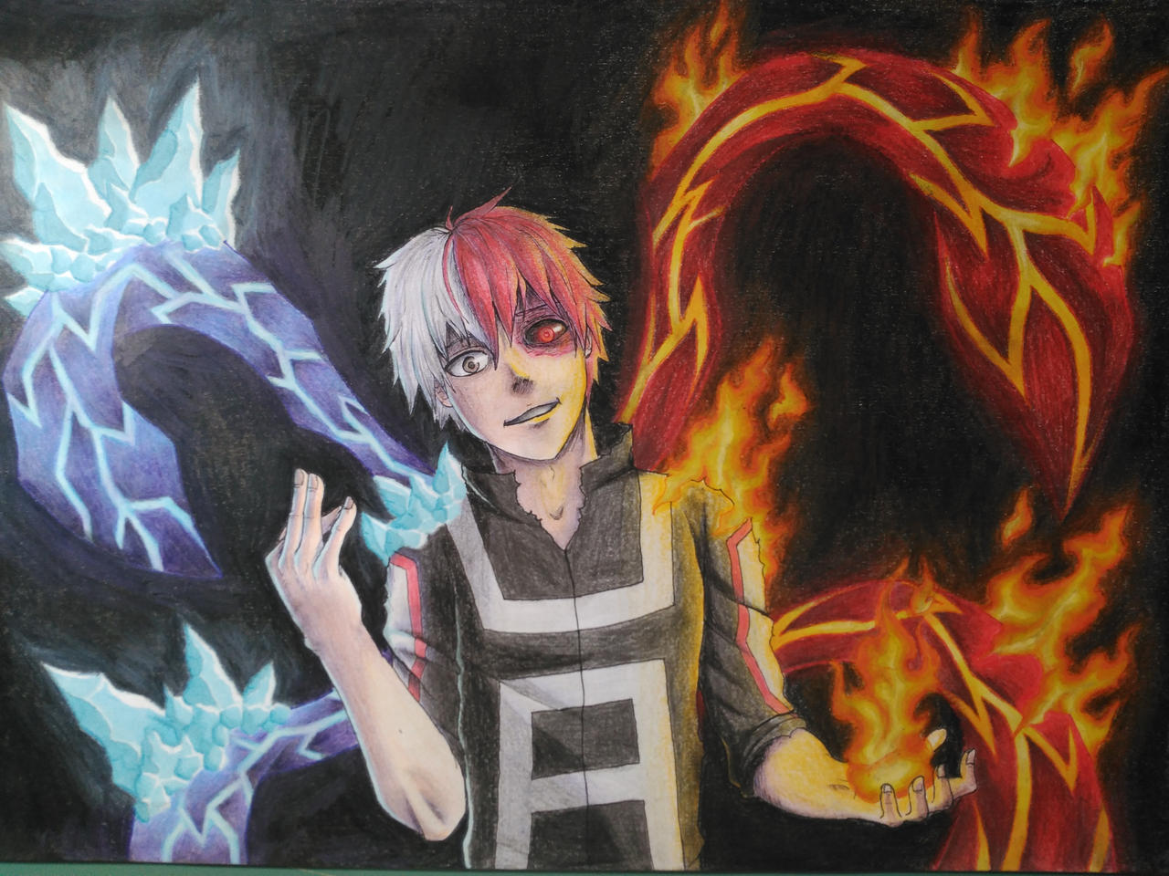 Random Fusions 4: Todoroki + Kaneki by GDA667 on DeviantArt