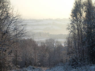 snowy valley ...