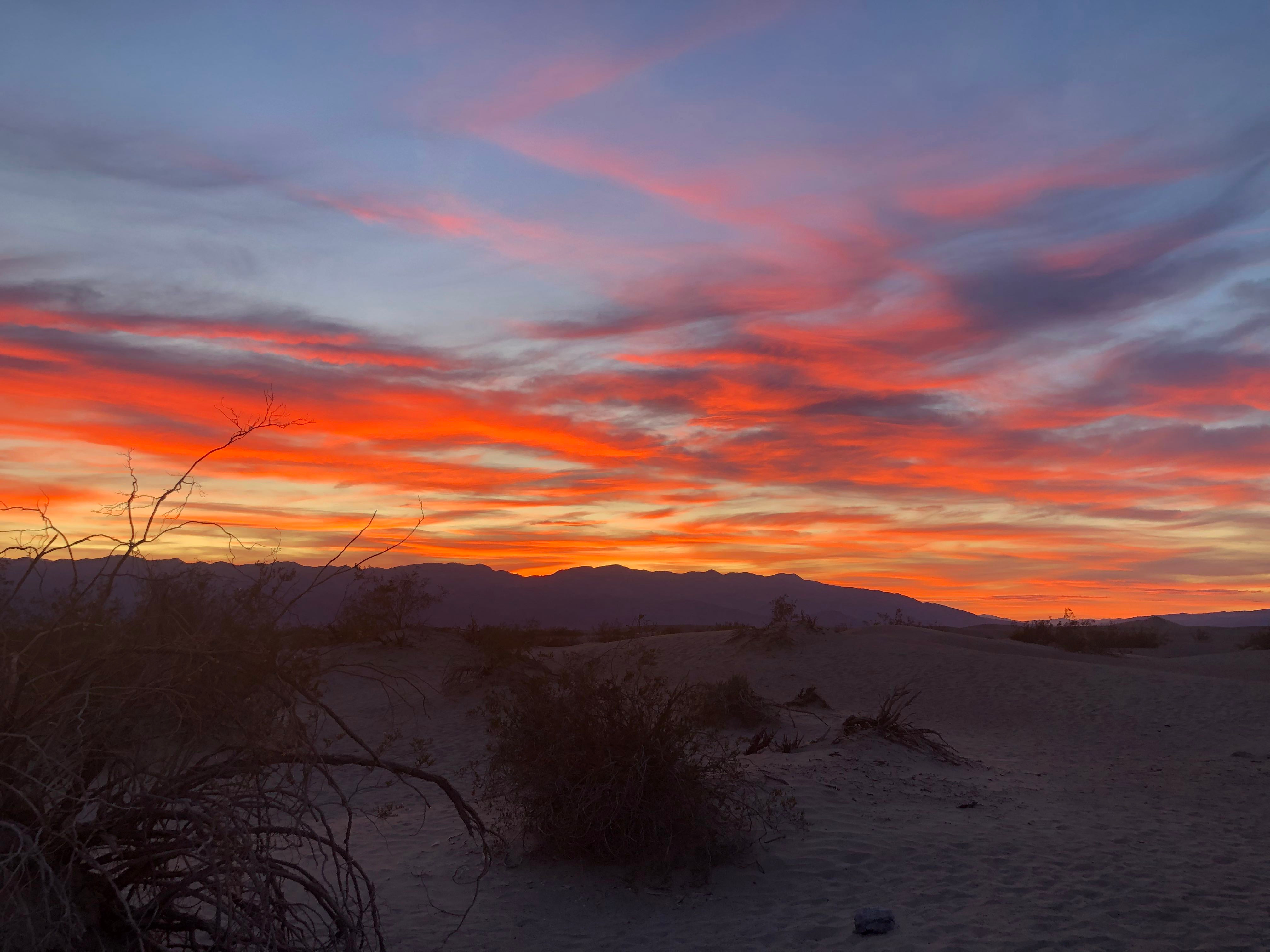 Sunset in the American Desert
