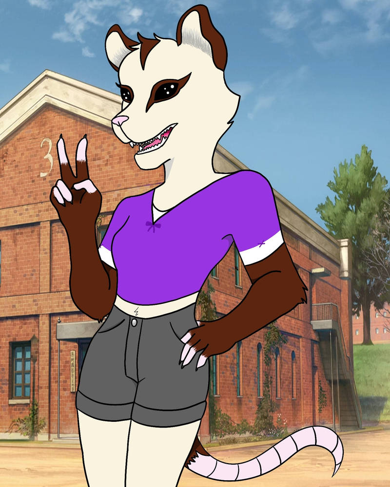 Beastars oc Sasha, opossum by Ravenclawthewarrior on DeviantArt