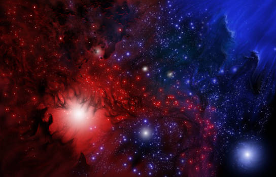 Red vs Blue Nebula (2011)