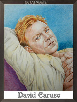 David Caruso in Colored Pencil