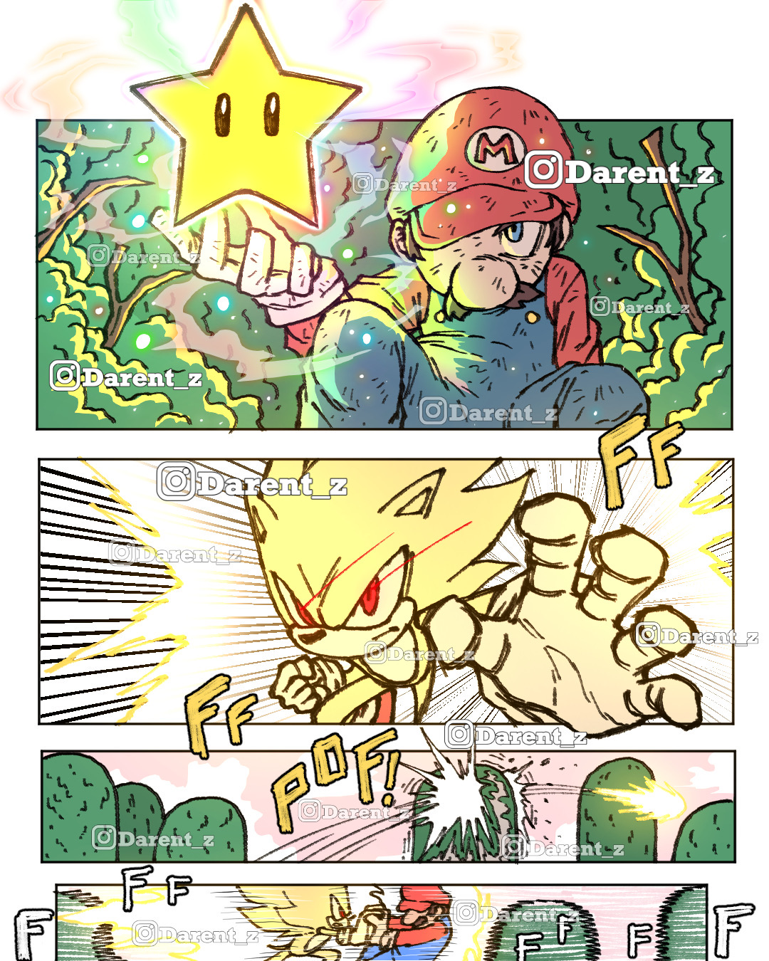 Mario VS Sonic Comic (8/10) by Ddarent on DeviantArt