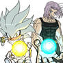 Future Trunks and Silver The Hedghehog