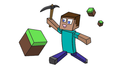 Tah Steve! - Minecraft art