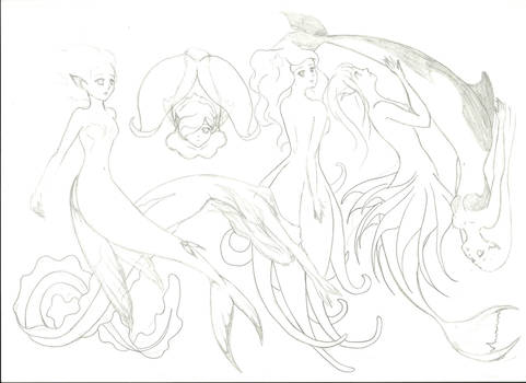 Mermaids scetch