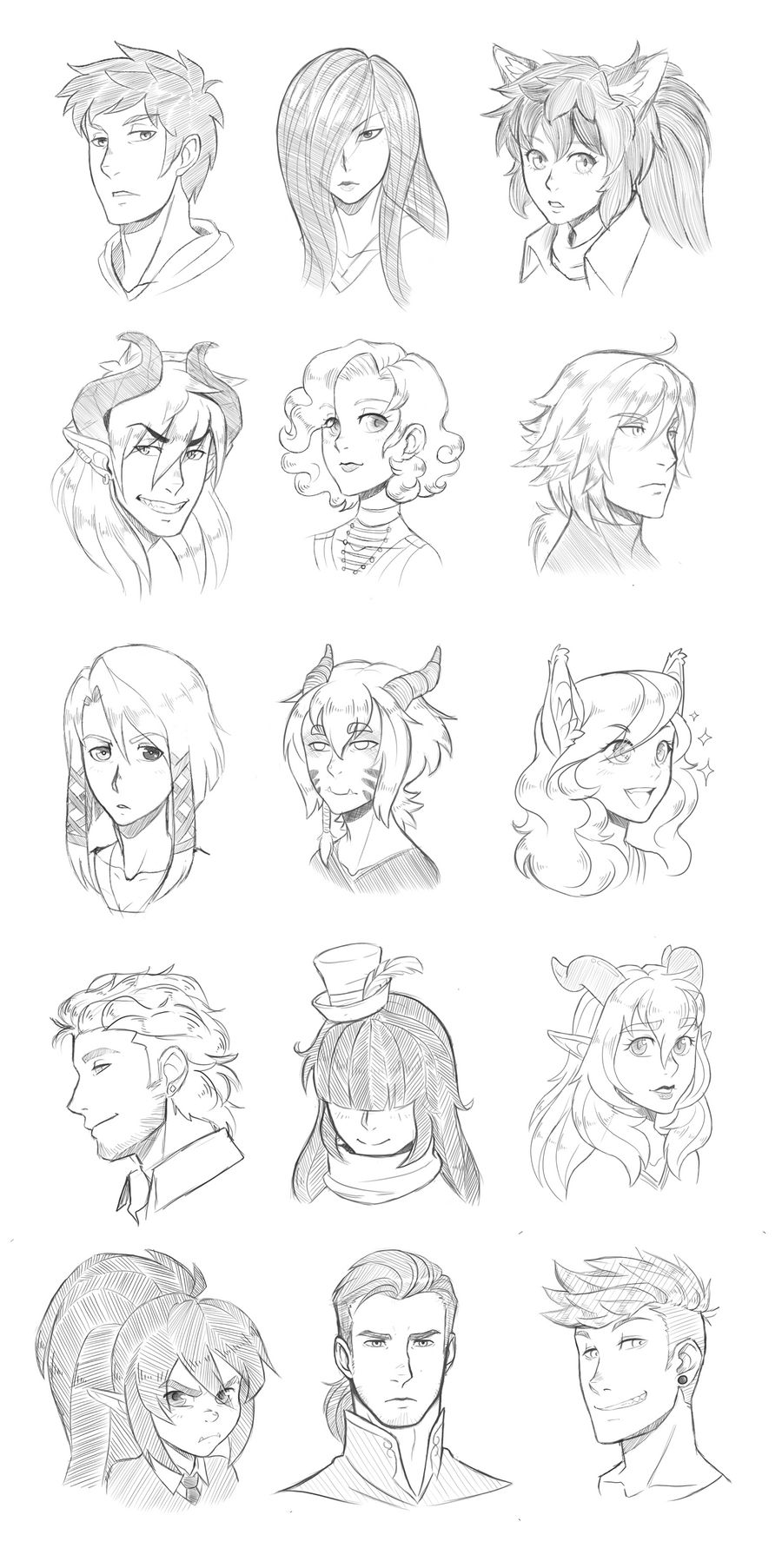 HeadShot  Sketches