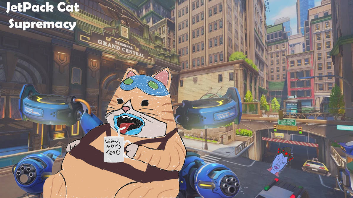 Jetpack Cat Rivals Jetpack Cat by GenjiPoP on DeviantArt
