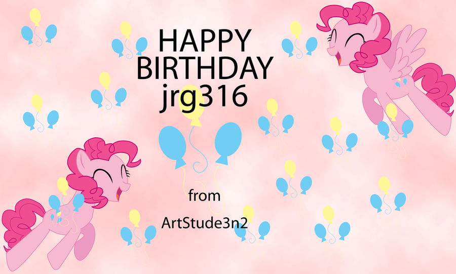 Happy (late) BIRTHDAY jrg316