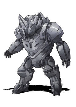 COMMISSION : Rhino Mech