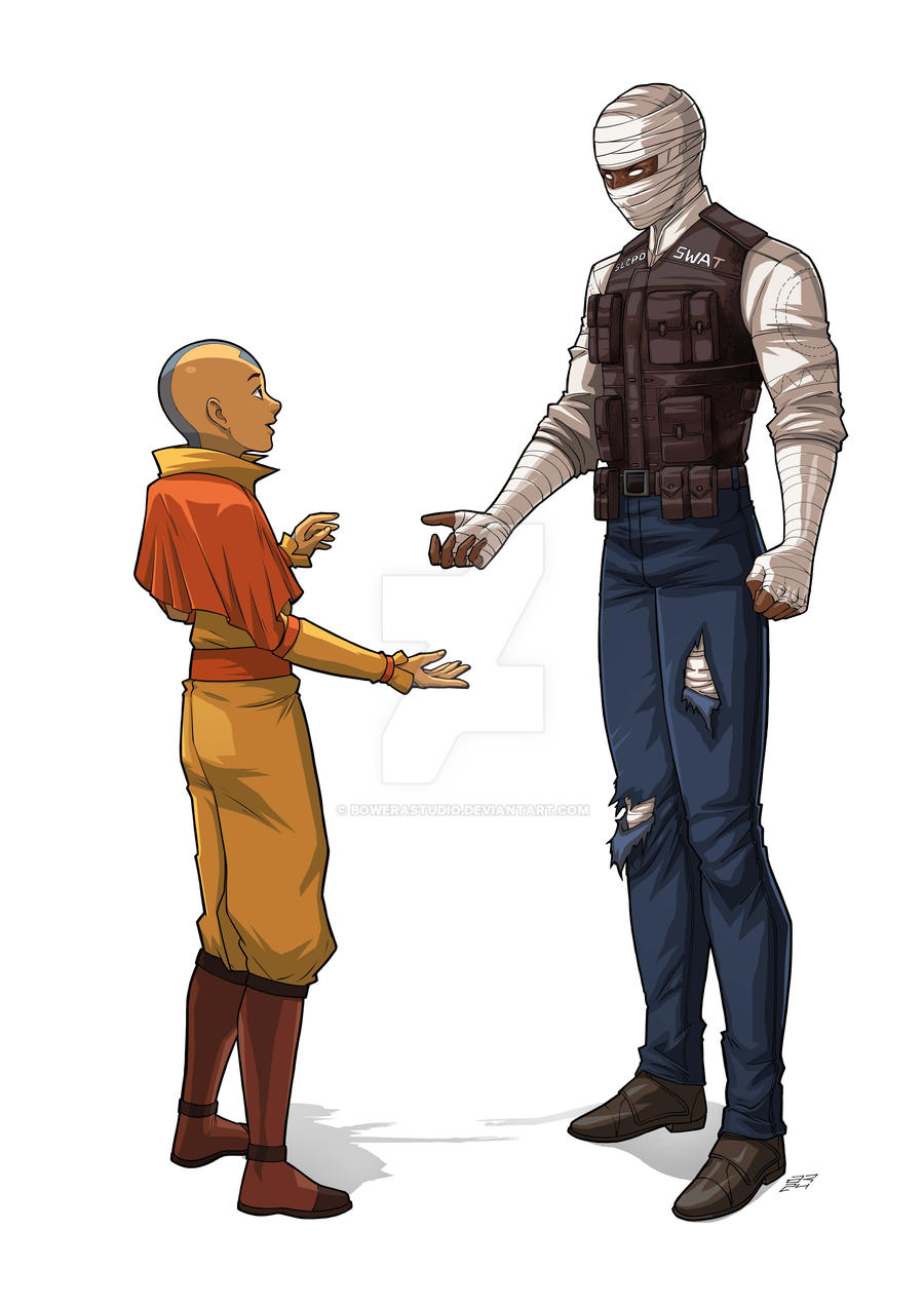 COMMISSION : Joshua Graham And Aang by BoweraStudio on DeviantArt