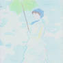 Monet Women With Umbrella Sketch