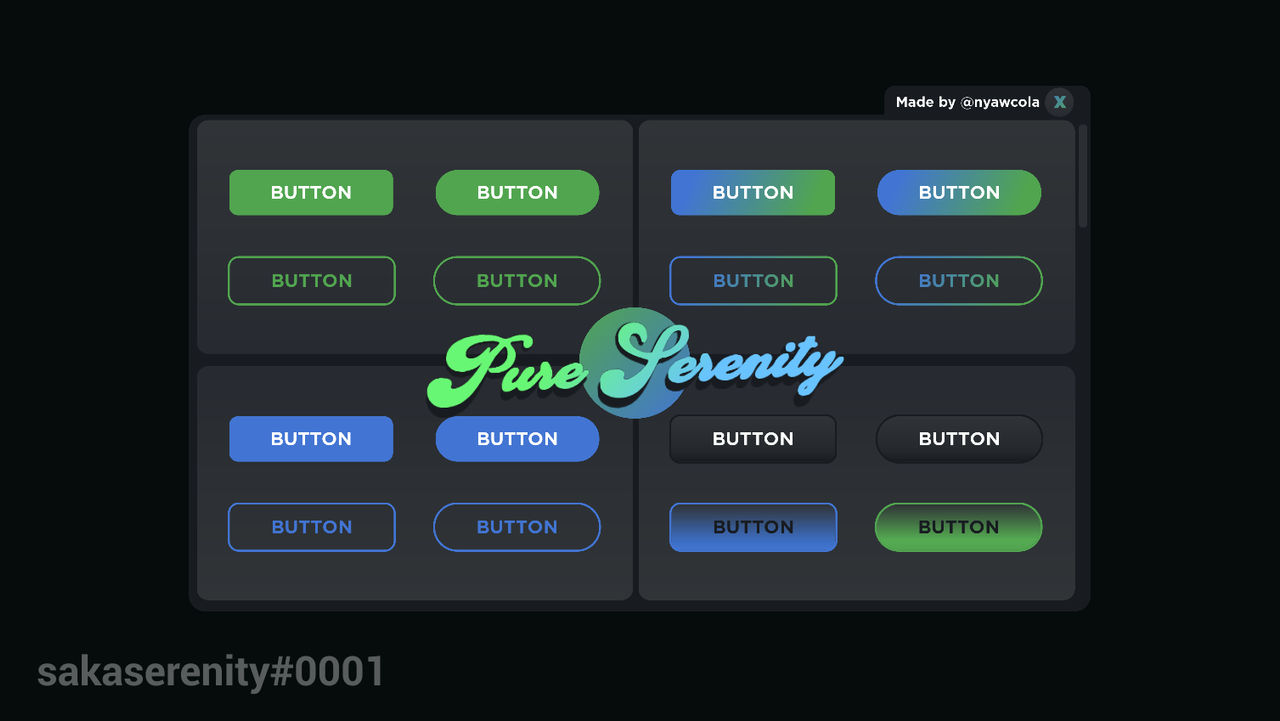 uiExample 1 - Buttons and Modern Dark Theme by nyawcola on DeviantArt