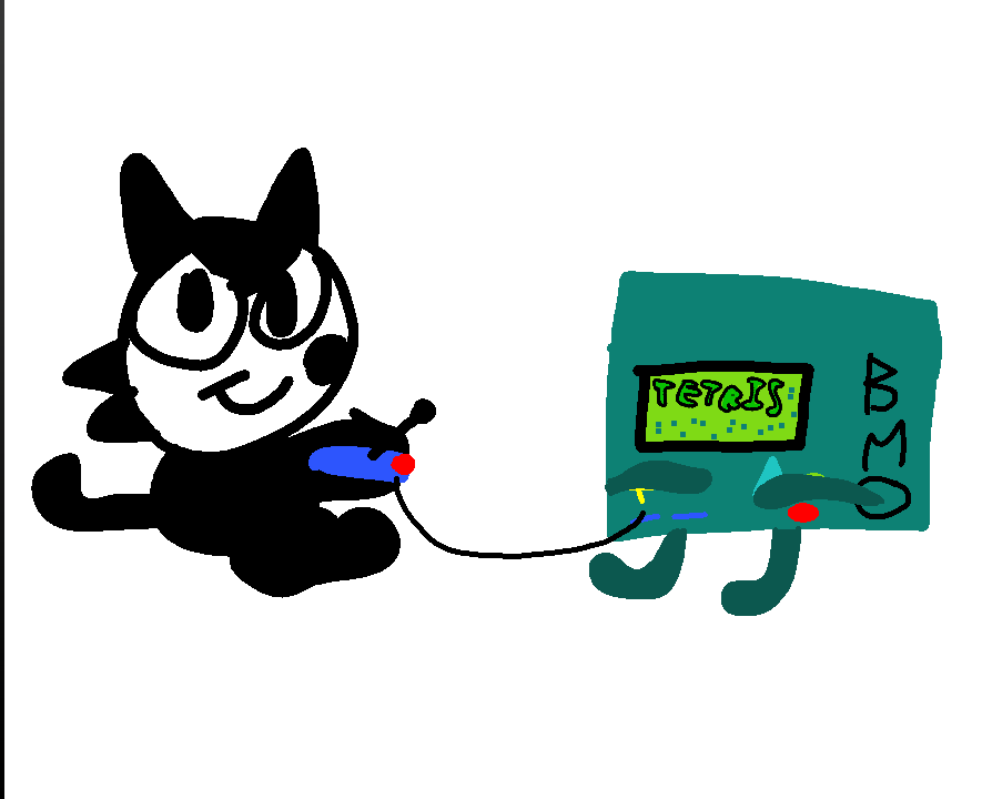 Felix and BMO Play Tetris