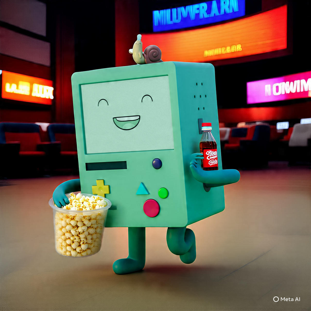 BMO go's to the movies