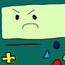 Grumpy BMO painting