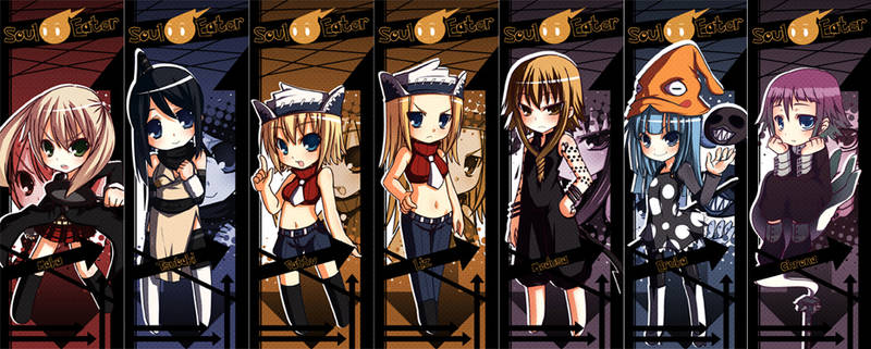 Soul Eater - Bookmark Set