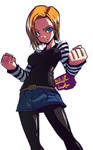 Android 18 by MightyLeafy