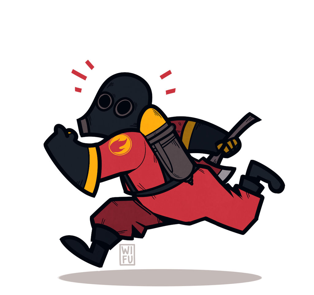Pyro Pointing Pyro by Wi-Fu on DeviantArt