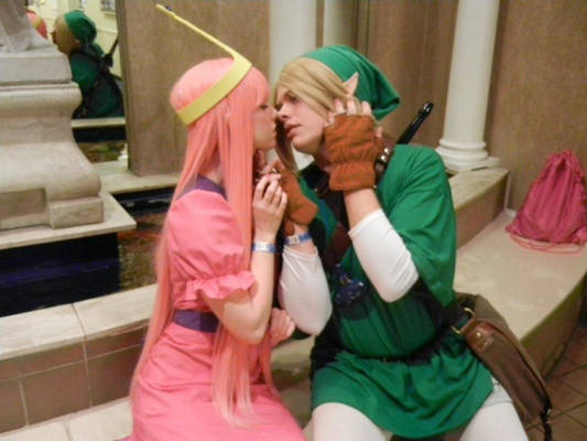 Princess Bubblegum and Link!!