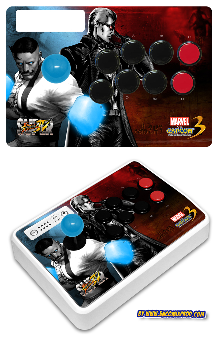 Custom Fightstick Template v.2 by on DeviantArt