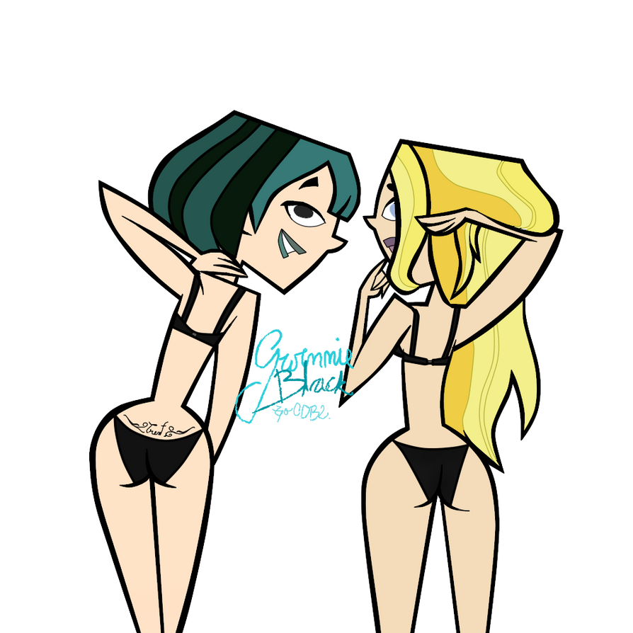 Swimsuit Jam: Gwen and Dawn by DaCommissioner on DeviantArt.