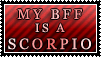 My BFF is a Scorpio Stamp by Magica-28