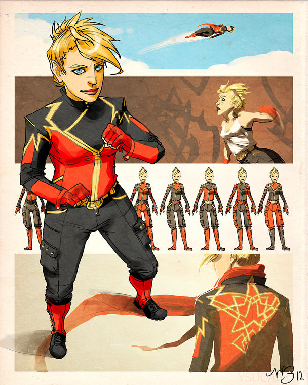 Project Rooftop Comic Project Rooftop: Captain Marvel by ysucae on DeviantArt