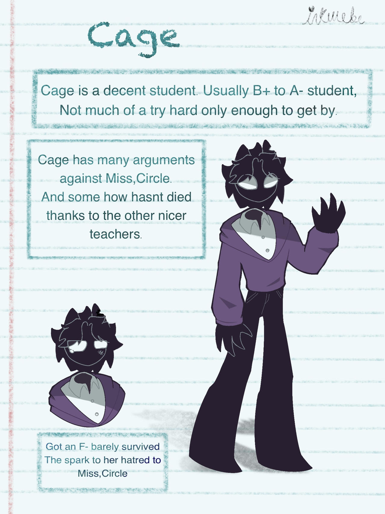 Fundamental paper (OC/sona) by inkwebe on DeviantArt